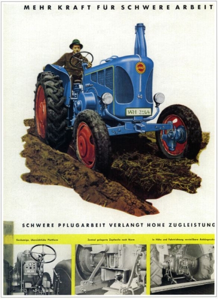Bach "Prospekte beruehmter Traktoren" Tractor-History 1998 (6249)